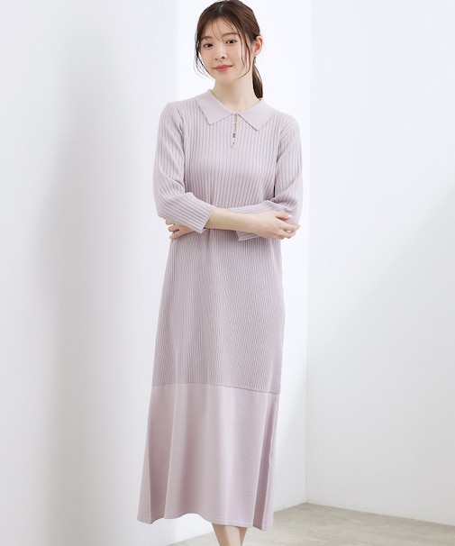 ポロニットワンピース