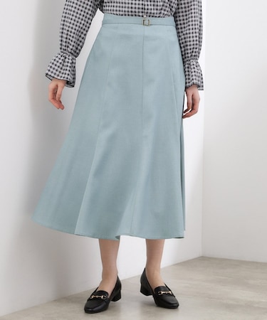 【貴島明日香さん着用・洗える】ランダムドットマーメイドスカート