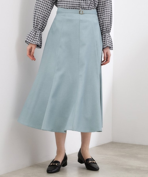 【貴島明日香さん着用・洗える】ランダムドットマーメイドスカート