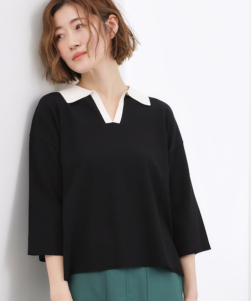 【貴島明日香さん着用】ラガークロップドプルオーバー