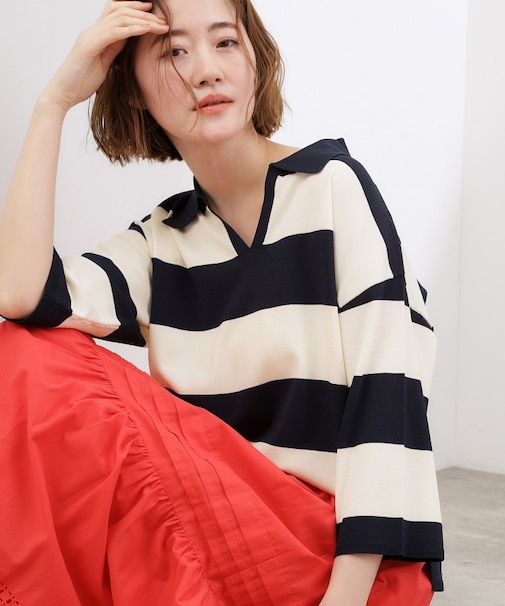 【貴島明日香さん着用】ラガークロップドプルオーバー