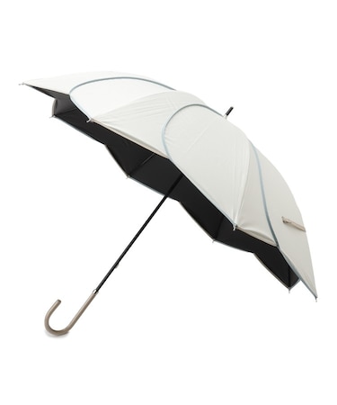 PUバイカラーパイピング【晴雨兼用・長傘】
