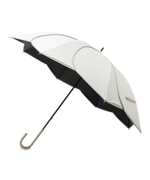 PUバイカラーパイピング【晴雨兼用・長傘】