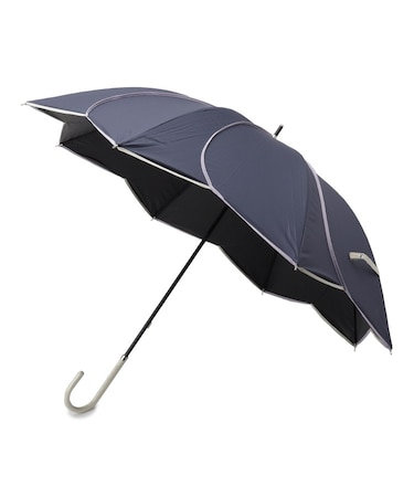 PUバイカラーパイピング【晴雨兼用・長傘】