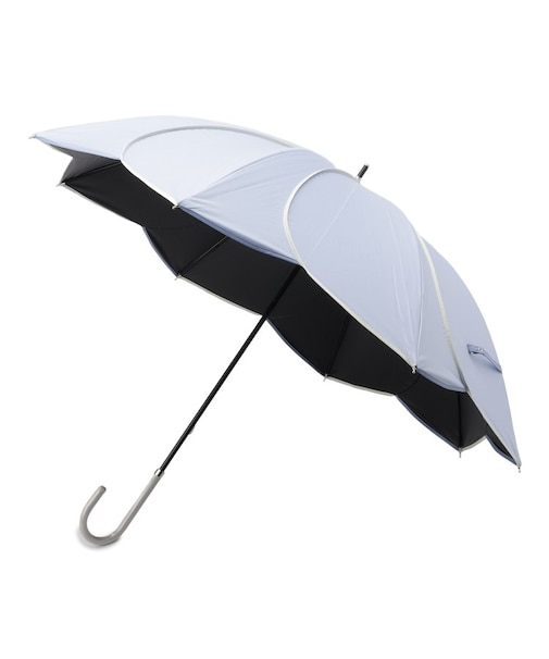 PUバイカラーパイピング【晴雨兼用・長傘】