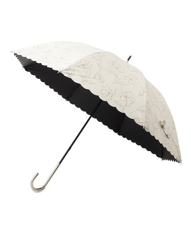 PUラインフラワー【晴雨兼用・長傘】