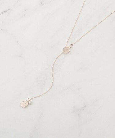 メタルエポフラワーペタルネックレス