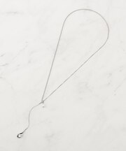 フェイクパールY字アジャスタブルネックレス【2WAY】