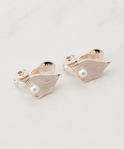 【痛くなりにくい】メタルエポフラワーペタルイヤリング