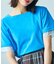 【二の腕カバー】袖口シアースクエアネックTシャツ