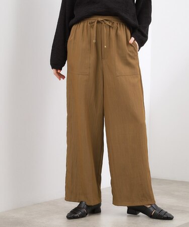【貴島明日香さん着用】リラックスドロストイージーワイドパンツ