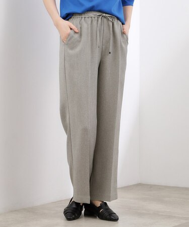 【貴島明日香さん着用・カセット服】リネンライクソフトフレアパンツ