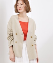 【貴島明日香さん着用】リネンライクカラーレスジャケット