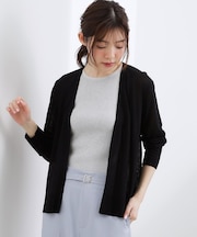 【接触冷感／UVカットetc】ベーシックショートカーディガン