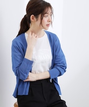 【接触冷感／UVカットetc】ベーシックショートカーディガン