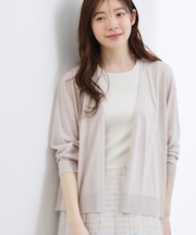 【接触冷感／UVカットetc】ベーシックショートカーディガン