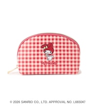 【マイメロディ＆クロミ】ギンガムシェルポーチ