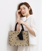 アソートジュートタッセルトート