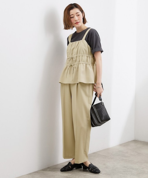 シャーリングビスチェSET UP