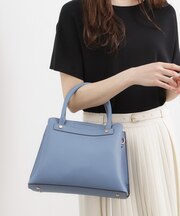 スタッズ中仕切り2WAYトート