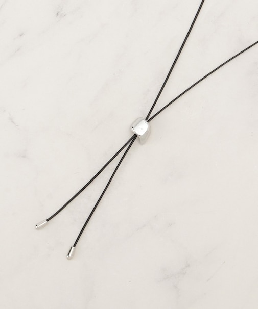 メタルスライドコードネックレス