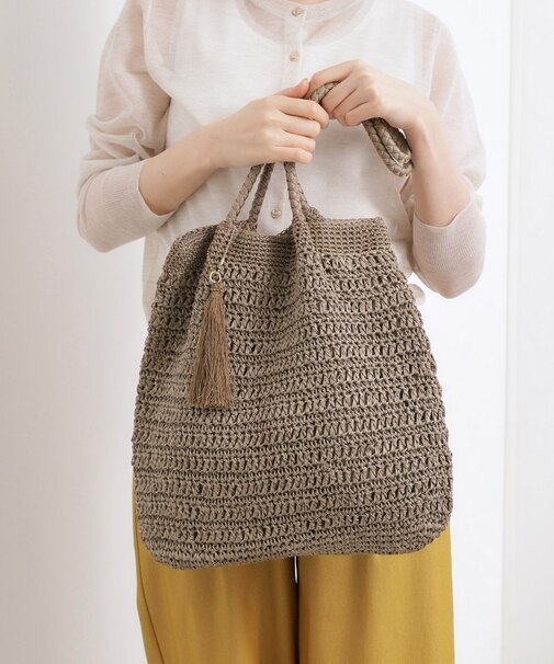 レーヨンペーパータッセルトート