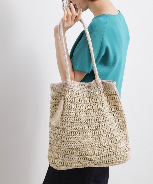 レーヨンペーパータッセルトート