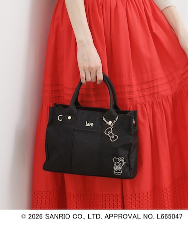 【ハローキティ】Leeスクエア2WAYトート
