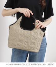 【ハローキティ】撥水キルトクリテトート
