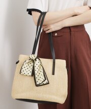 PPスカーフ付き2WAYトート