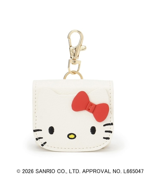 【ハローキティ】フラップチャームポーチ