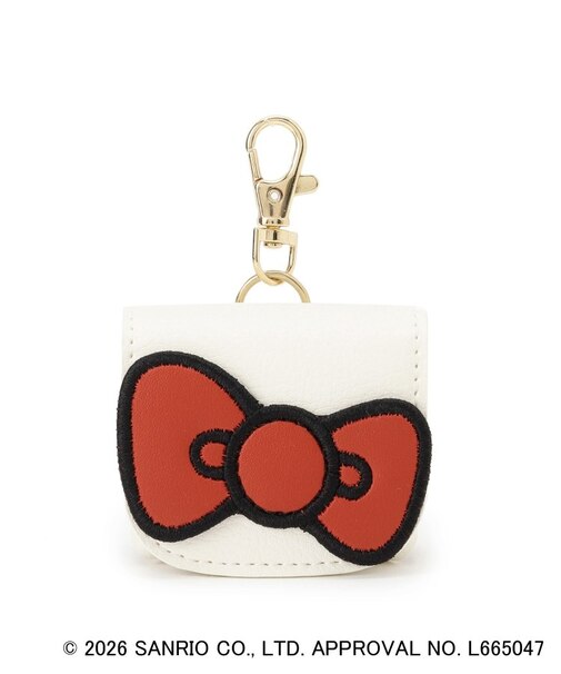【ハローキティ】フラップチャームポーチ