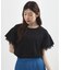 【二の腕カバー、UV/ひんやり】涼しく華やかに、レースレイヤードスリーブTシャツ