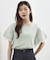 【二の腕カバー、UV/ひんやり】涼しく華やかに、レースレイヤードスリーブTシャツ