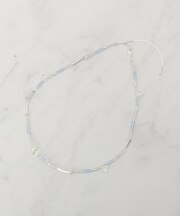 ランダムビーズショートネックレス