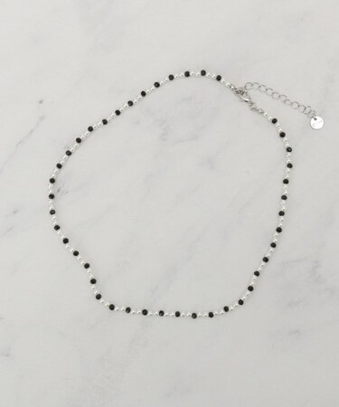 プチパール調ショートネックレス