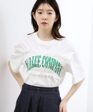 【Lee】SHIRRING H／S TEE