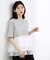 【体型カバー】INせず決まる、ウエストシアーフリルTシャツ