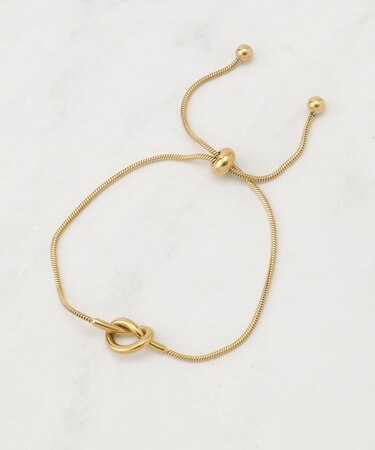 【ステンレス】結び目ブレスレット