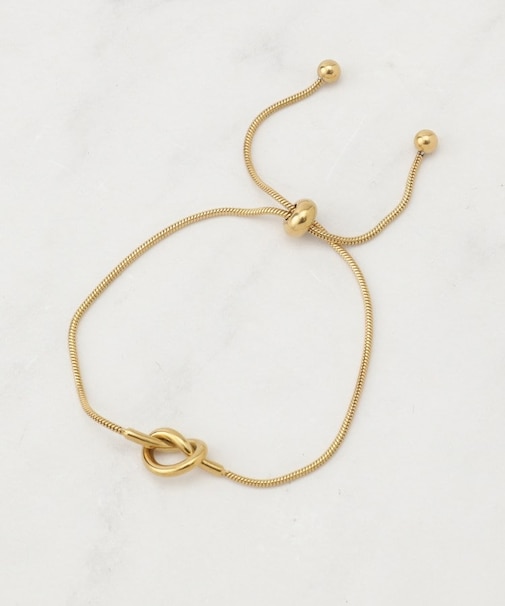 【ステンレス】結び目ブレスレット