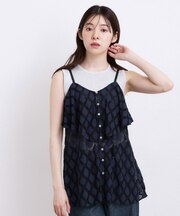 レースフリルキャミソール