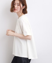 【遮熱／吸水速乾／接触冷感／UVカット】フレアシルエットTシャツ