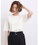 【ひんやり・UVカット・洗濯機◎】Tシャツ感覚で着られるコットン混ニット