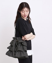 人気BAGにドット柄・レースが新登場!ティアードドロストショルダー