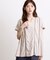 【体系カバー◎】レースデザインスキッパーブラウス