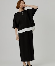 【着回し◎】レイヤード風セットアップ