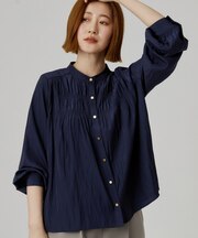 ヴィンテージサテンシャーリングブラウス