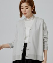 【毛玉軽減・2タイプから着丈選べる】キレイが続く Vネックカーディガン