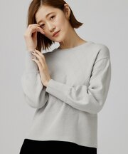 【インしない・毛玉軽減】大人上品なダイヤ柄ニット
