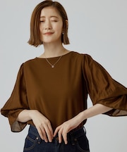 布帛キャンディースリーブプルオーバー